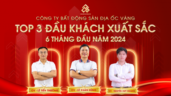 TỔNG KẾT 6 THÁNG ĐẦU NĂM 2024 - VINH DANH TOP 3 ĐẦU KHÁCH XUẤT SẮC