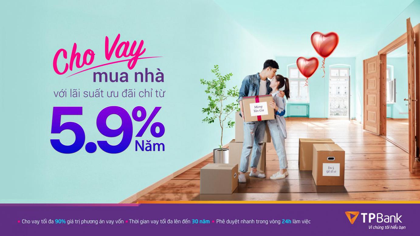 TPBank triển khai gói lãi suất ưu đãi dành cho khách hàng cá nhân vay mua nhà